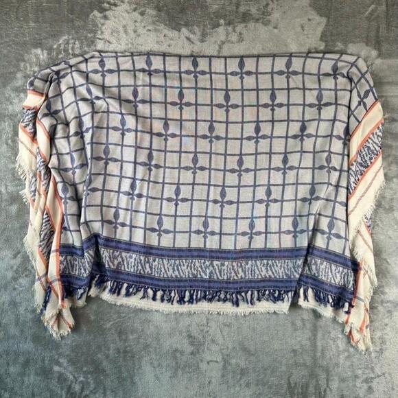 Francescas Women's Kimono Sheer Fringe Trim Boho Beach Cover Up - Picture 2 of 9